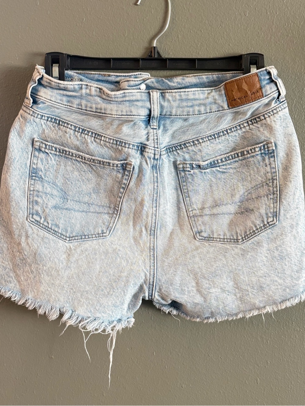 American Eagle Outfitters Light Blue Denim Cutoff Shorts